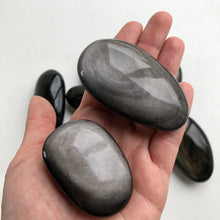 Load image into Gallery viewer, Silver Sheen Obsidian Jumbo Stone
