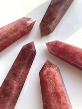 Load image into Gallery viewer, Strawberry Quartz Crystal Point
