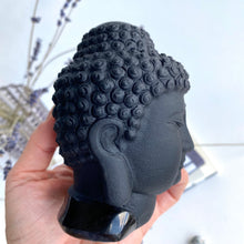 Load image into Gallery viewer, Black Obsidian Buddha

