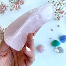 Ladda upp bild till gallerivisning, Månskål i rosenkvarts
