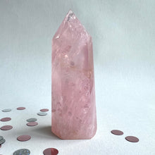 Load image into Gallery viewer, Rose Quartz Crystal Point #21
