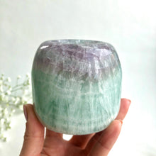 Load image into Gallery viewer, Fluorite Candle Holder (tender color)
