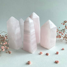 Load image into Gallery viewer, Pink Calcite Tower, 8-9 cm
