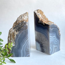 Load image into Gallery viewer, Natural Blue Agate Book Holders #9
