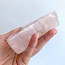 Ladda upp bild till gallerivisning, Månskål i rosenkvarts
