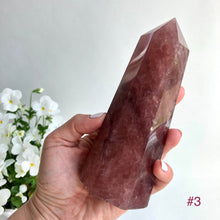 Load image into Gallery viewer, Strawberry Quartz Crystal Point
