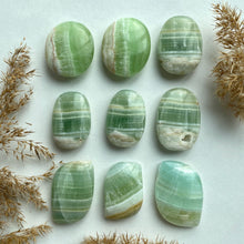Load image into Gallery viewer, Green Calcite Touch Stones
