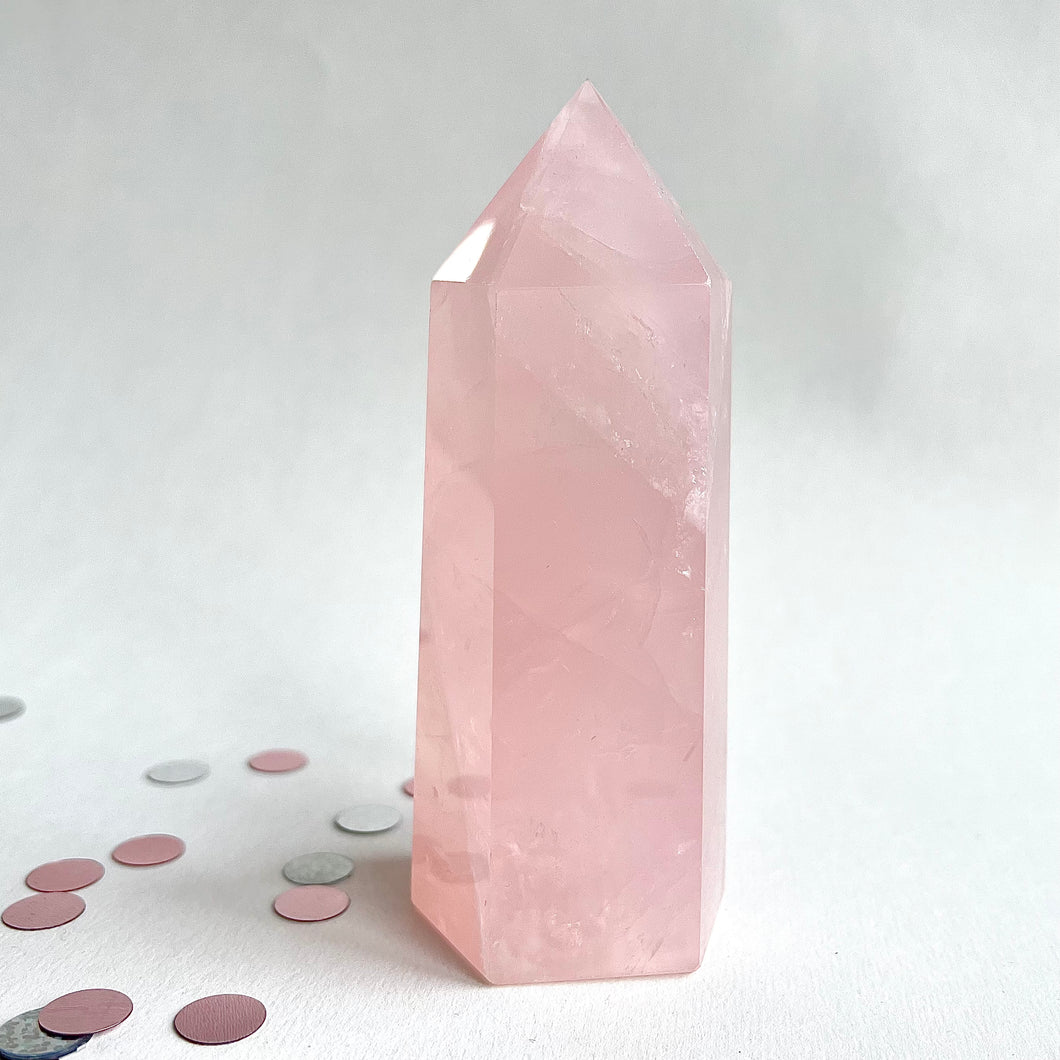 Rose Quartz Crystal Point #17