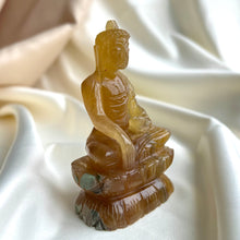 Load image into Gallery viewer, Yellow Fluorite Buddha
