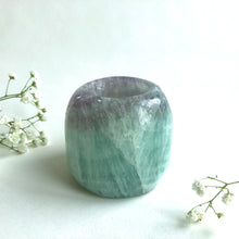 Load image into Gallery viewer, Fluorite Candle Holder (tender color)
