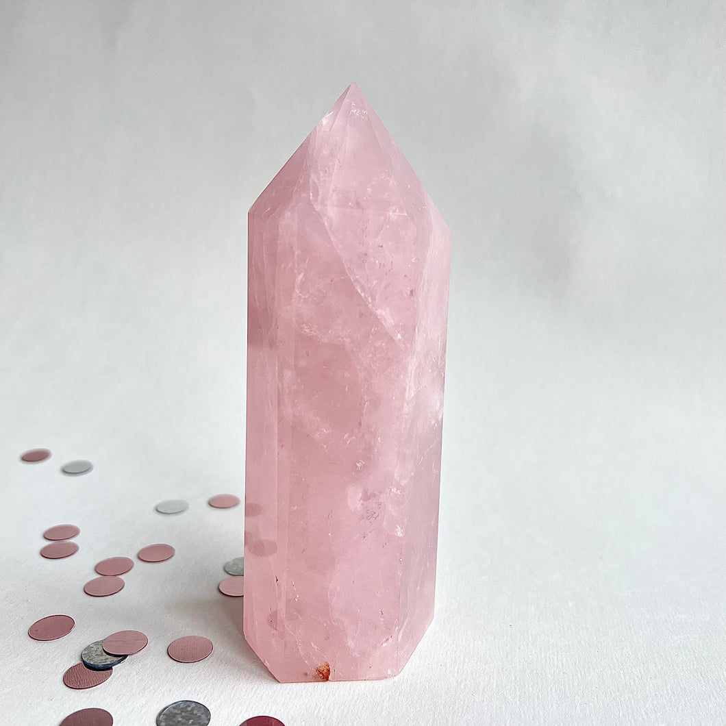Rose Quartz Crystal Point #19