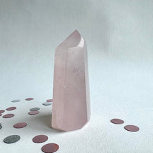 Load image into Gallery viewer, Girasol Rose Quartz Tower #2
